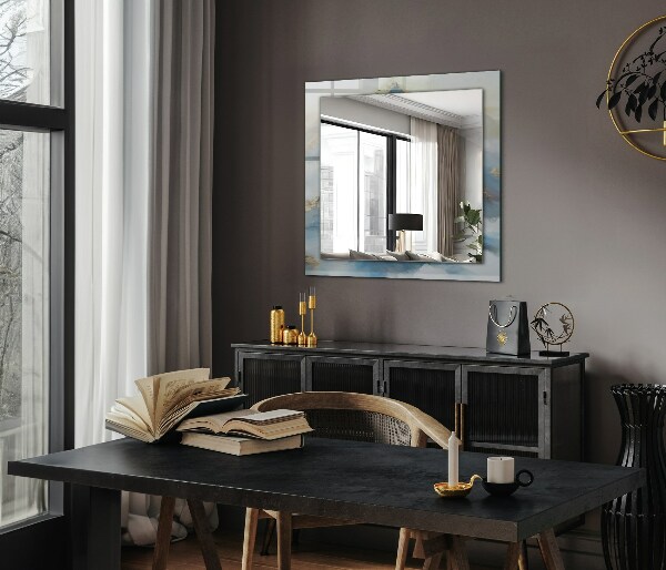 Lustro dekoracyjne prostokątne Motyw etniczny w kolorach