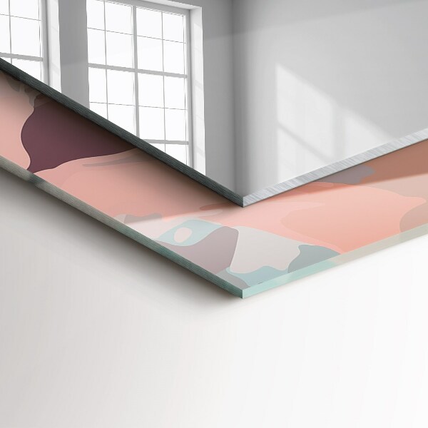 Lustro z nadrukiem dekoracyjne prostokątne Szczęśliwe koty