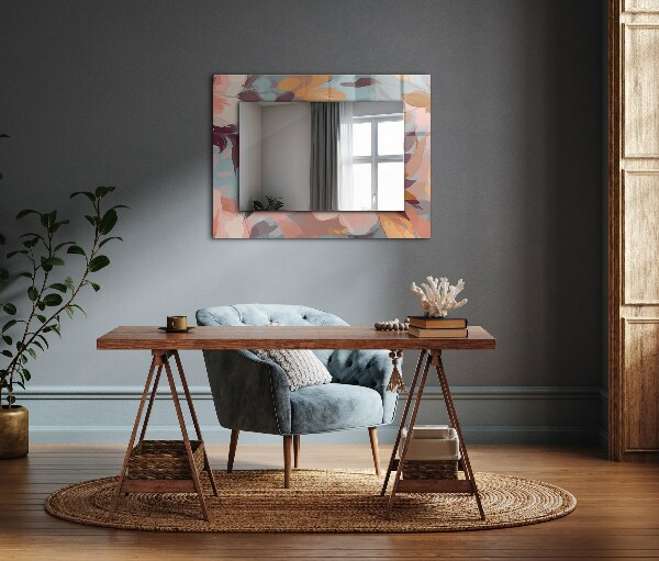 Lustro z nadrukiem dekoracyjne prostokątne Szczęśliwe koty