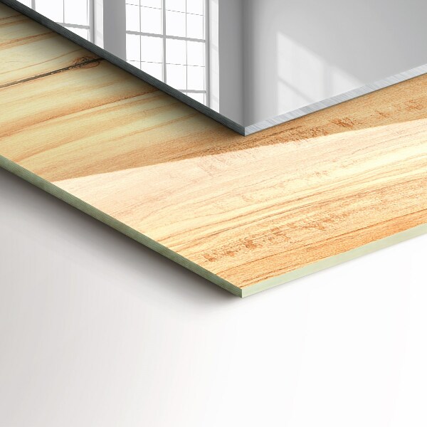 Lustro z drukowaną ramką prostokątne Zarys kota