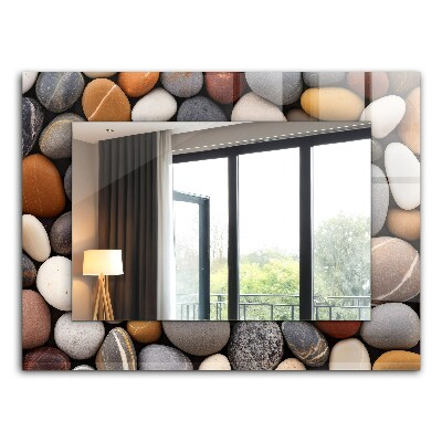 Lustro dekoracyjne prostokątne Część pnia drzewa