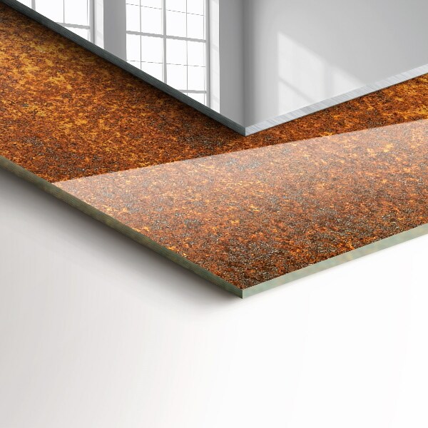 Lustro ramka z nadrukiem prostokątne Abstrakcyjne niebieskie paski