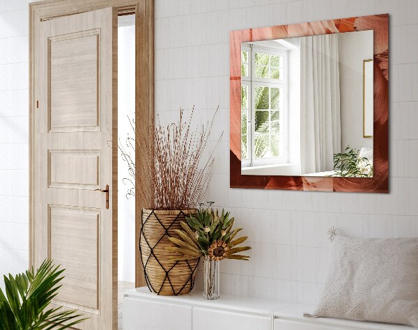 Lustro z nadrukiem dekoracyjne prostokątne Motywacyjna fontanna