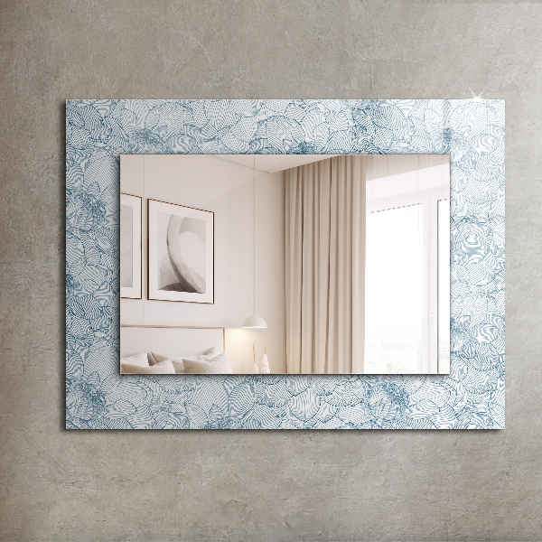 Lustro ścienne dekoracyjne prostokątne Kolorowy list motywacyjny