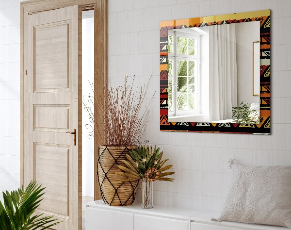 Lustro z drukowaną ramką prostokątne Nawadniany krajobraz