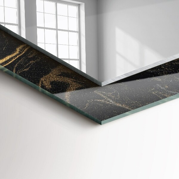 Lustro ścienne dekoracyjne prostokątne Drewniana podłoga