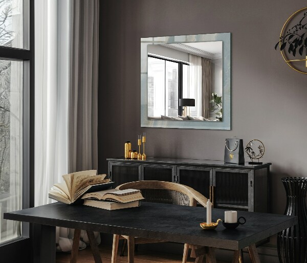 Lustro ramka z nadrukiem prostokątne Motyw kwiatowy