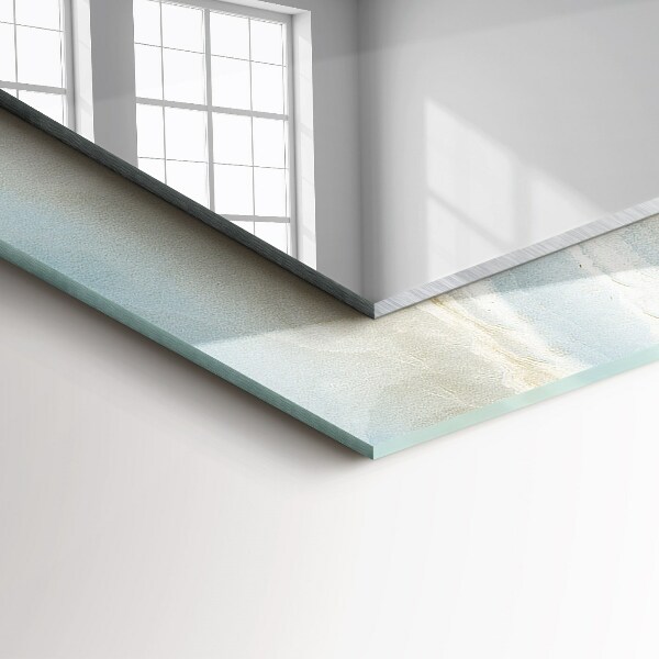 Lustro ramka z nadrukiem prostokątne Motyw kwiatowy