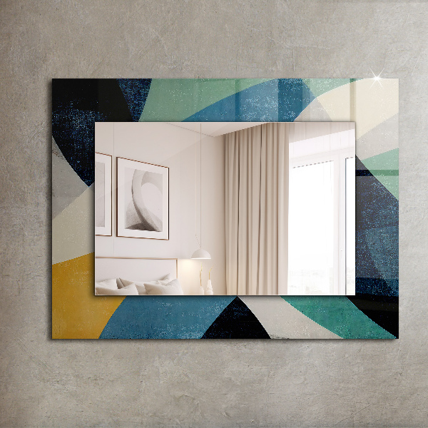 Lustro z nadrukiem prostokątne Motywy kolorowe