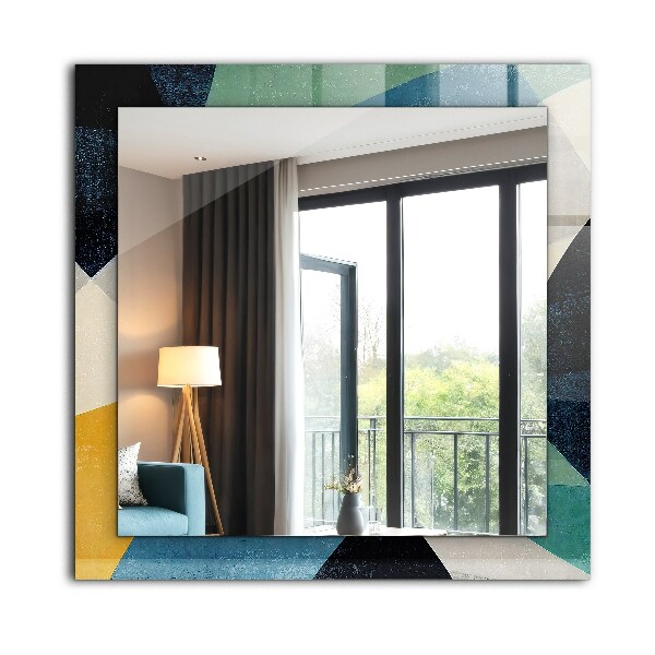 Lustro z nadrukiem prostokątne Motywy kolorowe