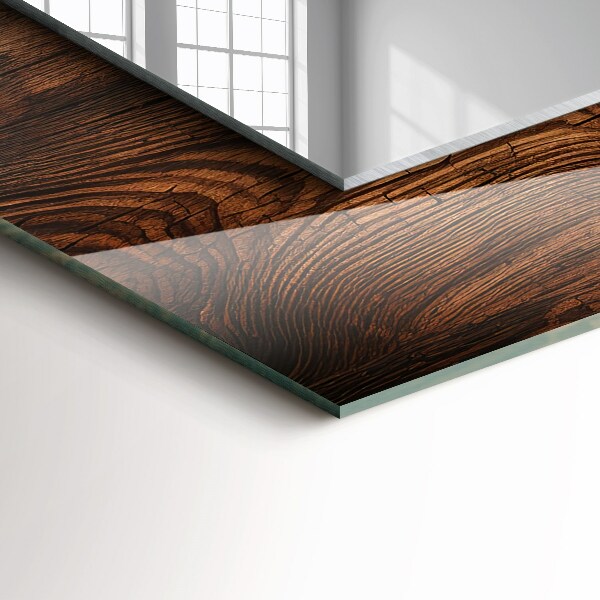 Lustro ścienne dekoracyjne prostokątne Ramka z kości