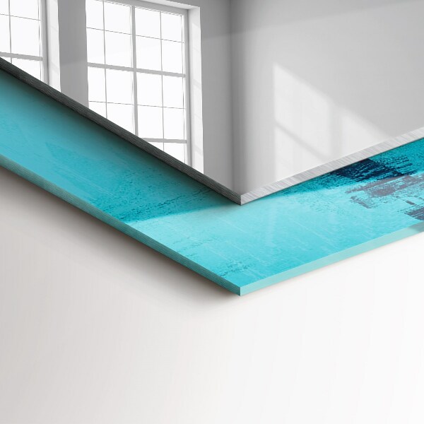 Lustro dekoracyjne prostokątne Niebieska sztuka Astrata