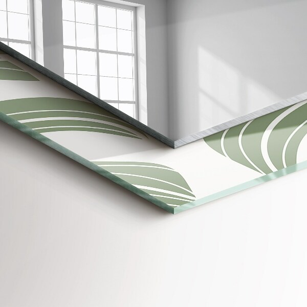 Lustro z nadrukiem dekoracyjne prostokątne Mgławica Monstera