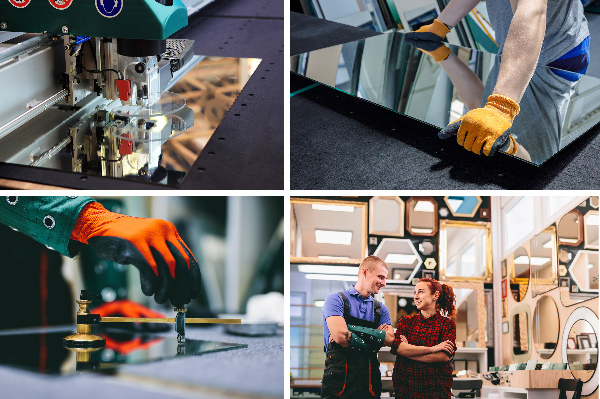 Lustro okrągłe z podświetleniem LED fi 50 cm