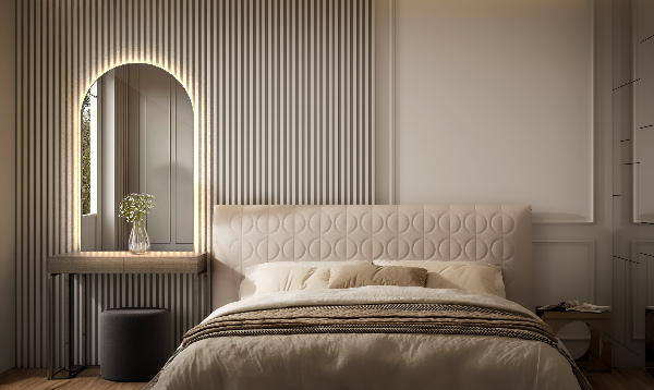 Lustro LED półowalne 40x70 cm