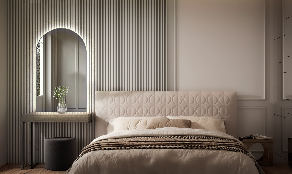 Lustro łukowe LED 50x90 cm