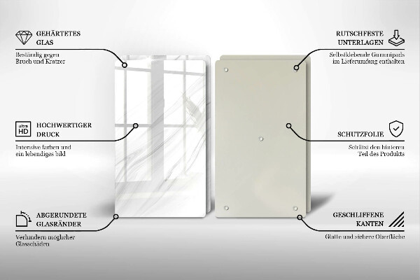 Osłona ściany przy kuchence gazowej Delikatny marmur
