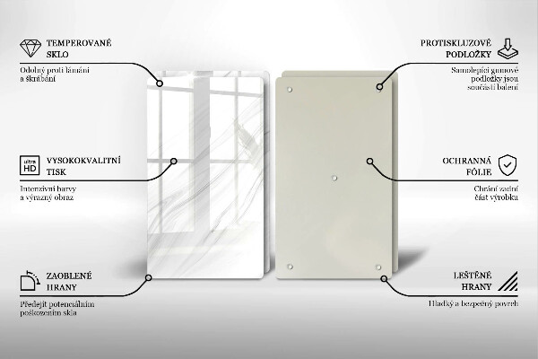 Osłona ściany przy kuchence gazowej Delikatny marmur