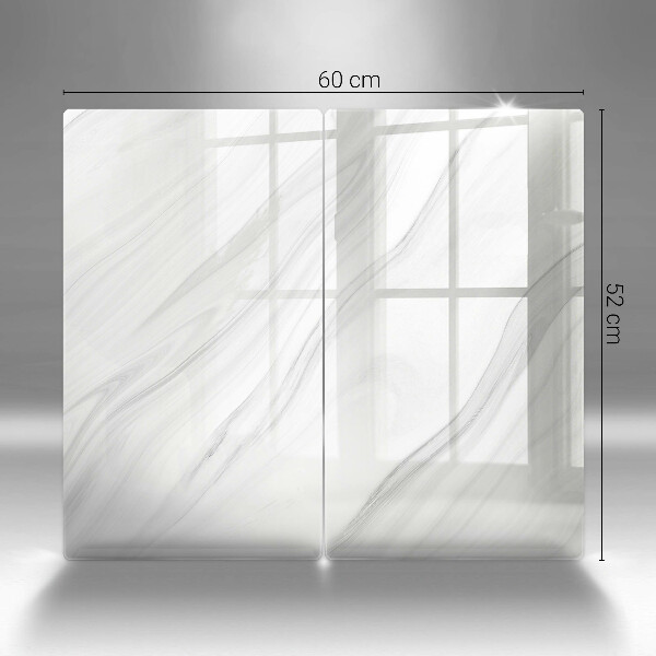 Osłona ściany przy kuchence gazowej Delikatny marmur