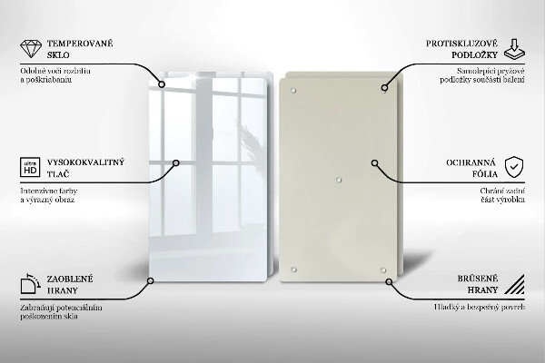 Osłona ściany przy kuchence gazowej Kolor biały