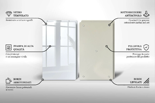 Osłona ściany przy kuchence gazowej Kolor biały