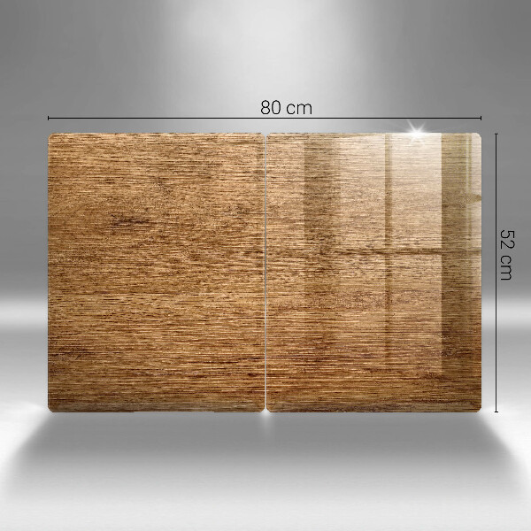 Płyta ochronna na kuchenkę Tekstura drewno deska