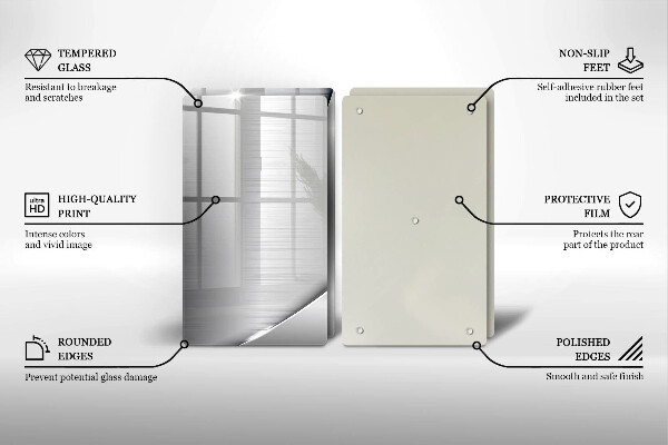 Osłona ściany przy kuchence gazowej Metalowe kształty
