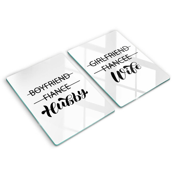 Ochrona na ścianę w kuchni Napis, sentencja, wzór