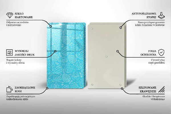 Osłona ściany przy kuchence gazowej Motyw Wielkanocny