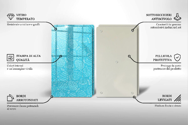 Osłona ściany przy kuchence gazowej Motyw Wielkanocny