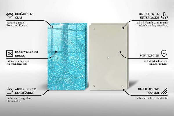 Osłona ściany przy kuchence gazowej Motyw Wielkanocny