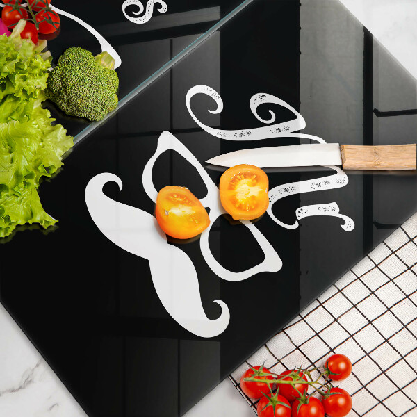 Osłona ściany przy kuchence gazowej Mrs. Mr. - Napis, sentencja