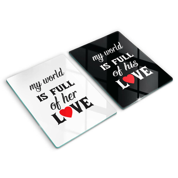 Osłona ściany przy kuchence gazowej Napis, sentencja