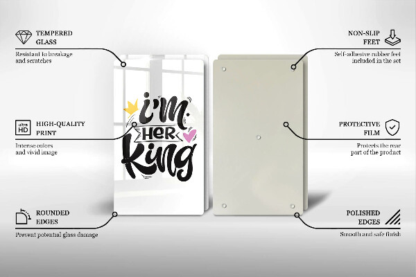 Osłona ściany przy kuchence gazowej Napis, sentencja