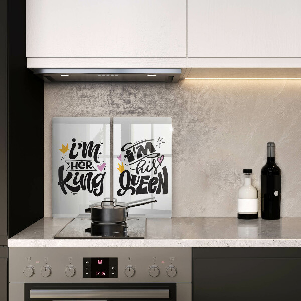 Osłona ściany przy kuchence gazowej Napis, sentencja