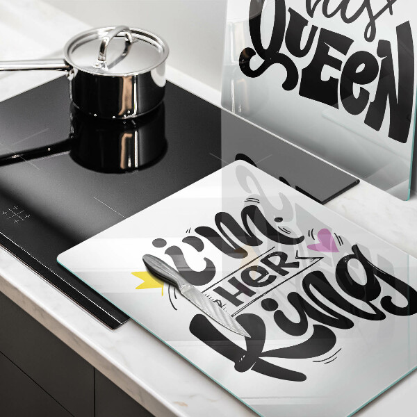 Osłona ściany przy kuchence gazowej Napis, sentencja