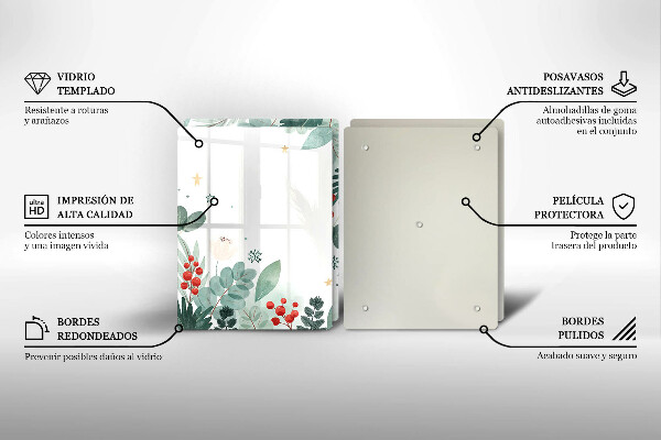 Osłona ściany przy kuchence gazowej Akwarele liście