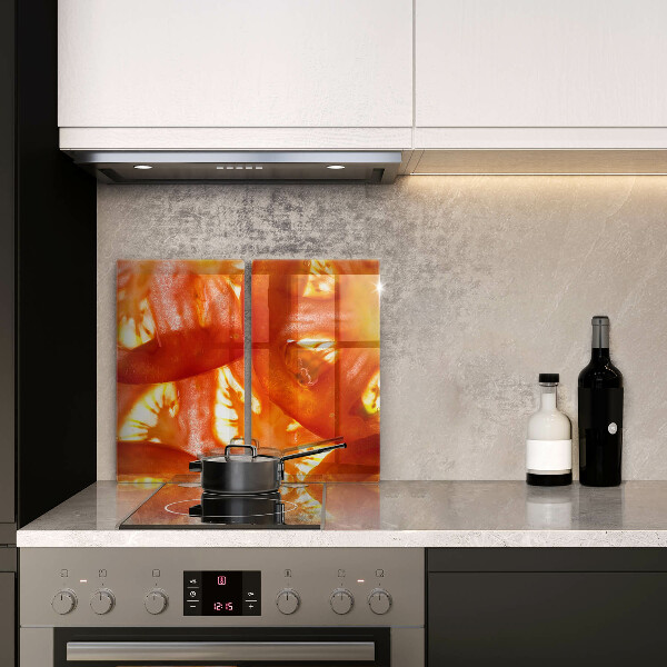 Panel ochronny do kuchni Plaster czerwonego pomidora