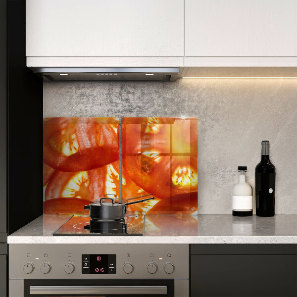 Panel ochronny do kuchni Plaster czerwonego pomidora