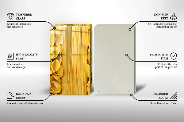 Panel ochronny do kuchni Makaron