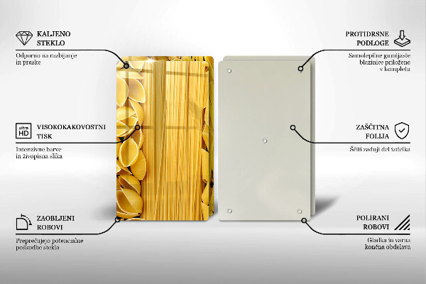 Panel ochronny do kuchni Makaron
