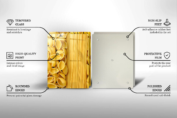 Panel ochronny do kuchni Makaron