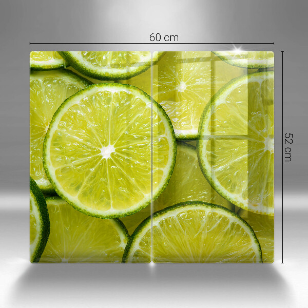 Osłona ściany przy kuchence gazowej Plasterki limonki