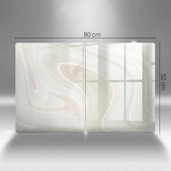 Osłona ściany przy kuchence gazowej Kremowa tekstura