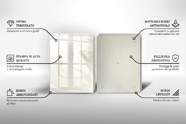 Osłona ściany przy kuchence gazowej Kremowa tekstura