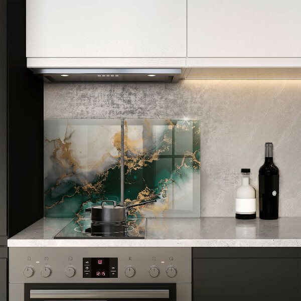 Osłona ściany przy kuchence gazowej Wielokolorowy marmur