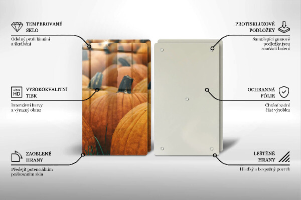 Osłona ściany przy kuchence gazowej Dynie