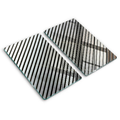 Osłona płyty indukcyjnej Metalowe linie