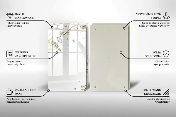 Osłona płyty indukcyjnej Zimowe dekoracje