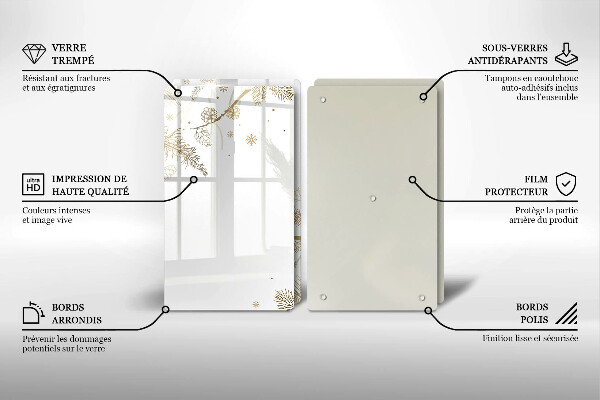 Osłona płyty indukcyjnej Zimowe dekoracje